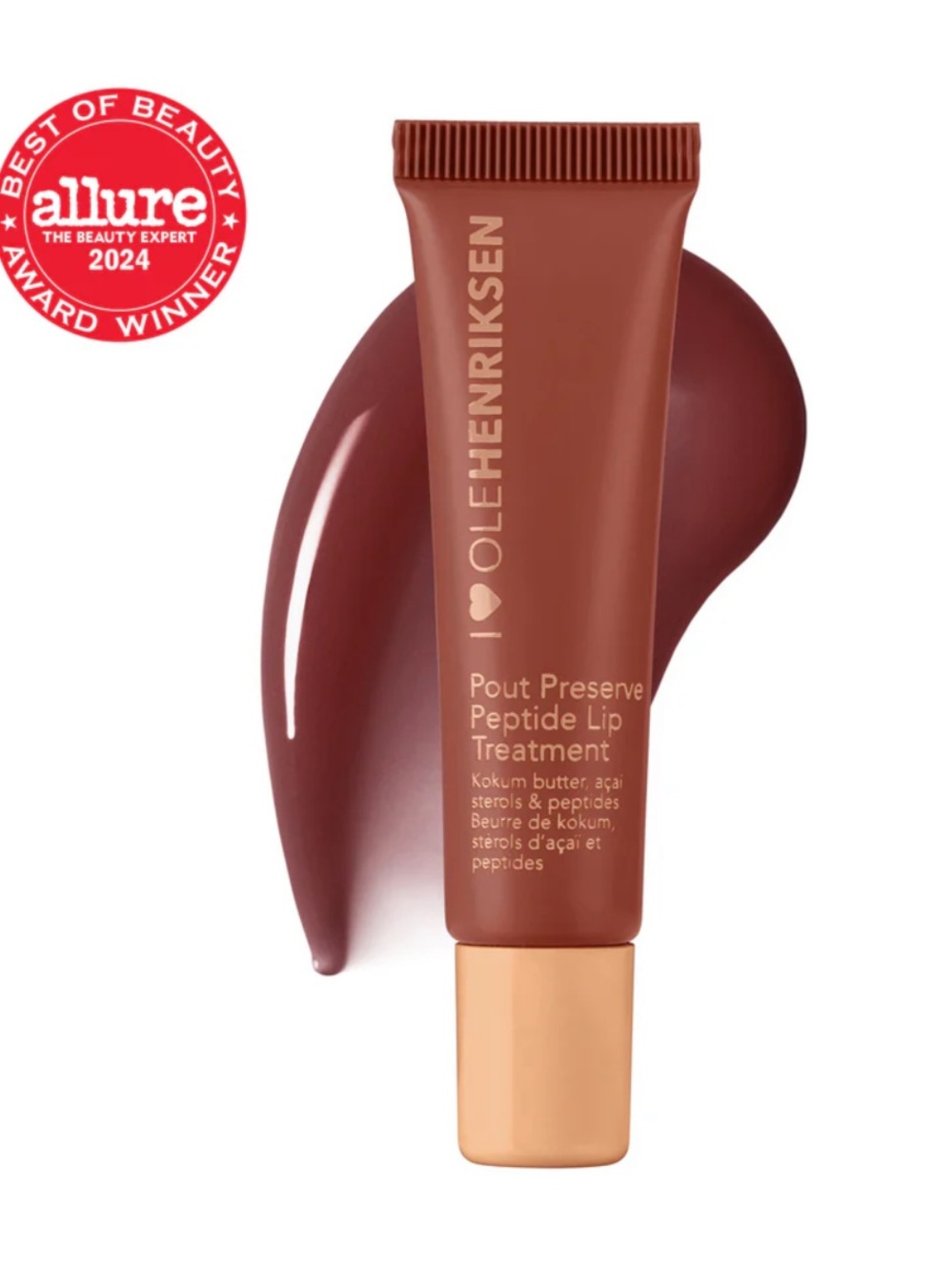 ⚡️🖤Ole Henriksen Pout Preserve Peptide Lip Treatment Cocoa Creme Glimmer
